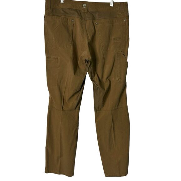 Kuhl Radikl Pants 36x32 Brown Vented Gusseted Crotch Performance Comfort - Picture 6 of 16